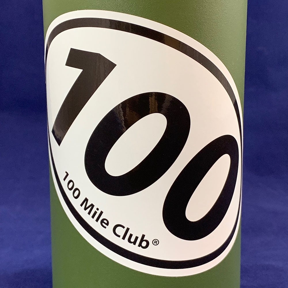 100 Mile ‘Marathon’ Sticker Stickers