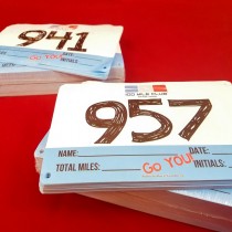 100 Mile Club® Custom Race Bibs (Set of 25)