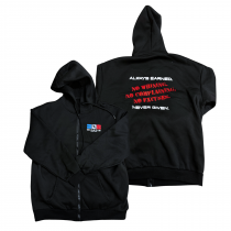 Zip-Up Hoodie - Black