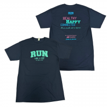 Run Like a Kid Tee - Navy