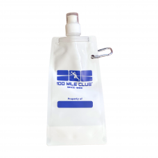 Collapsible Water Bottle - White and Blue