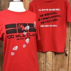 100 Mile Club #NoExcuses T-Shirt