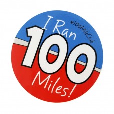 100 Mile Stickers (Set of 12)